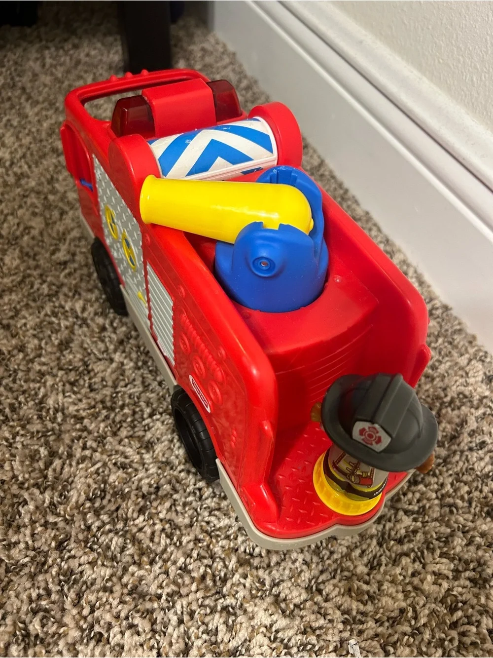Fisher-Price Red Fire Engine Toy Little People